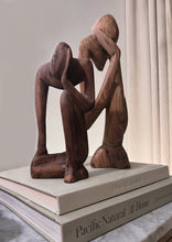 Load image into Gallery viewer, Tall Ponder Honed Wood Sculpture
