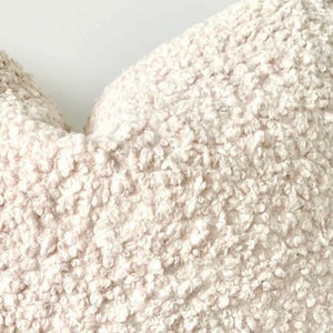 Ivory Premium Boucle Accent Cushion