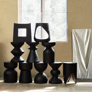 KASAI Hand Carved Sculptural Cluster tables